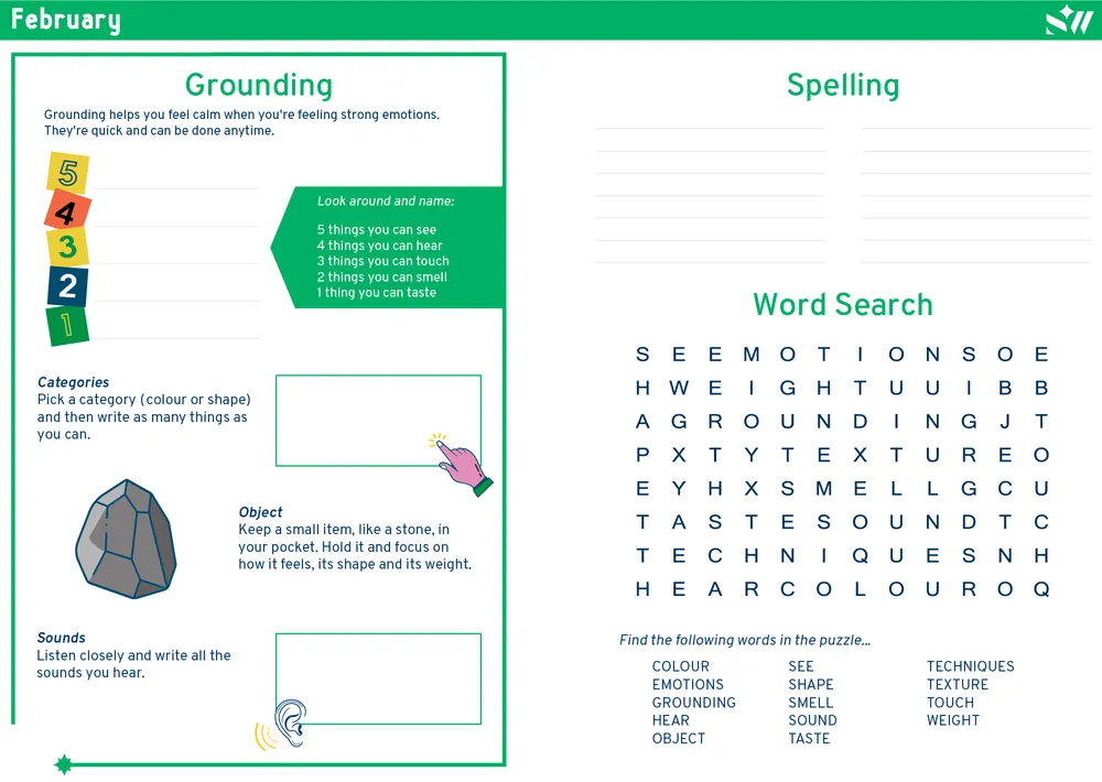 Primary School Diary Activity Layout